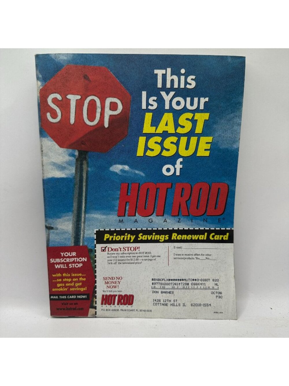 Hot Rod Magazine 64 Top Cars October 2006 Paperback Automotive